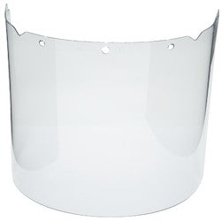 MSA Safety 10115855 | MSA V-Gard Faceshield: Propionate Faceshield, Clear, 8"H X 17"W X