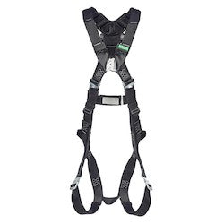 MSA Safety 10252221 | V-FORM ArcFlash Harness XL Back D, Web Loop, Quick Connect Legs