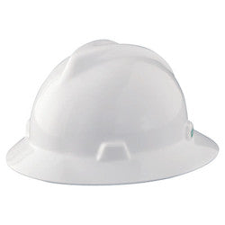 MSA Safety 454733 | V-Gard Protective Hats, Staz-On, Hat, White