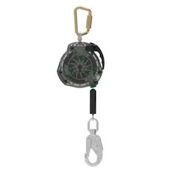 MSA Safety 63315-00A | MSA V-TEC Self-Retracting Lifeline: 50 Foot Stainless Steel Cable, Swivel