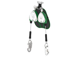 MSA Safety VTLEG-022-PB-A | V-TEC Leading Edge PFL Twin 8’ Cable 36C Snaphook