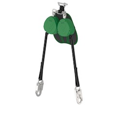 MSA Safety VTLEW-022-PB-A | V-TEC Leading Edge PFL Twin 8’ Web, 36C Snap Hook