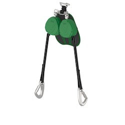 MSA Safety VTLEW-022-PS-A | V-TEC Leading Edge PFL Twin 8’ Web Coated Snaphook