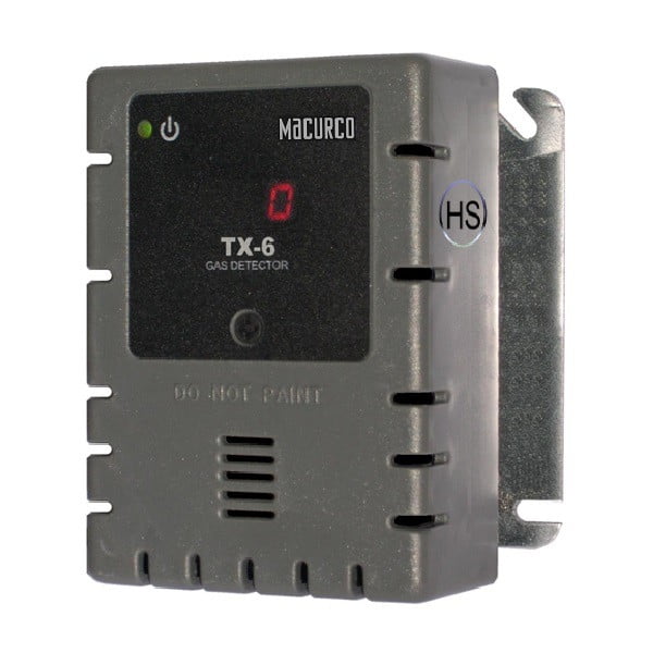 Macurco Gas Detection 70-2900-0008-6 | Gray Housing-Hydrogen Sulfide H2S Fixed Gas Detector & Controller