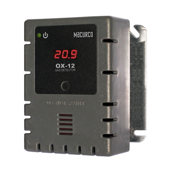 Macurco Gas Detection 70-2900-0033-4 | Gray Housing-Oxygen O2 Fixed Gas Detector & Controller