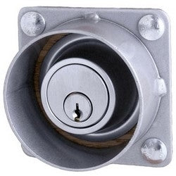 Major Manufacturing Inc 260 | Door Armor, Silver Powder Coated, Without Lock, For Tubular Deadbolt Lock