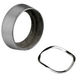 Major Manufacturing Inc CG26D | Cylinder Guard, Standard, Free-Spinning, Tapered Cone, Steel, Satin Chrome