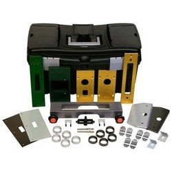 Major Manufacturing Inc HIT-303 | Adams Rite Lock Installation Kit, Includes Clamp, Faceplate Template, Strike, Bolt Cutout