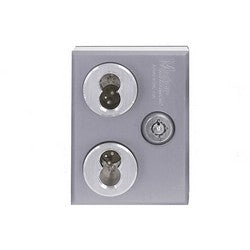 Major Manufacturing Inc KT-310 | Key Trap, 1-Unit, 3" X 4" X 2-5/16" Height, With Housing, Without Cylinder