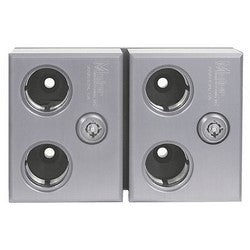 Major Manufacturing Inc KT-520 | Key Trap, 2-Gang, 4" X 6-3/16" X 2-5/16" Height, Without Cylinder