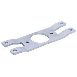 Major Manufacturing Inc LMB-01 | Door Lock Mounting Bracket, 4" Length X 1-1/4" Width, 12 Gauge Cold Rolled Steel