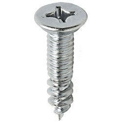 Major Manufacturing Inc LS-25-25 | Speciality Screw, Phillips Flat Head, #12-24 Tpi Machine Screw X 1" Wood Screw, Zinc, 25 Each Per Pack