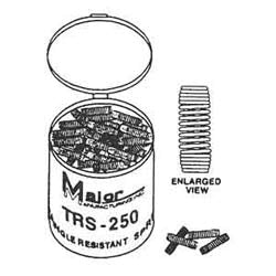 Major Manufacturing Inc TRS-250 | Cylinder Spring, Tangle-Resistant, 250 Each Per Pack