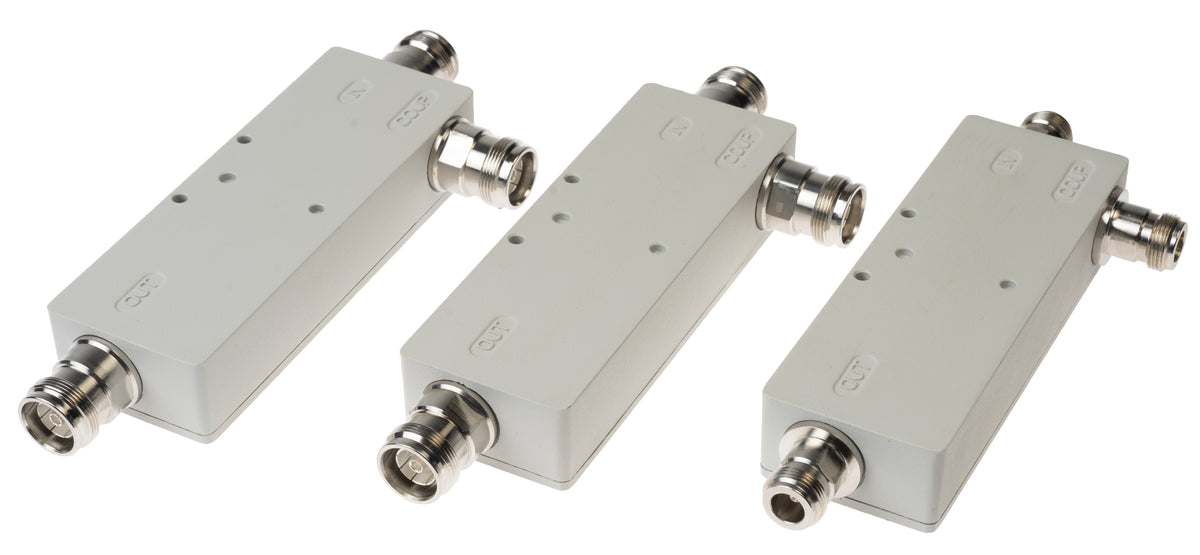 Marathon MC8-617-40004F | 8 dB RF Directional Coupler, 617-960 / 1700-4000 MHz, Low PIM, 4.3-10 Female Connectors