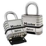 Master Lock 1174 | ProSeries Stainless Steel Padlock, 2-1/4" Body, Resettable Combination