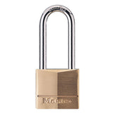 Master Lock 140DLH | Tumbler Padlock, Keyed Different, 4-Pin Cylinder, 1-9/16" Width, 2" Shackle Clearance, Solid Brass