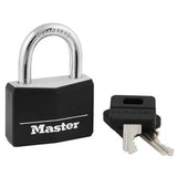 Master Lock 141D | Covered Brass Padlock, 1-9/16" Body, 7/8" Shackle