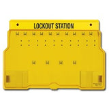 Master Lock 1483B | Ten-Person Padlock Lockout Station, Empty