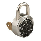 Master Lock 1525 | Combination Padlock with Key Control Feature, V61 Key System