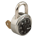 Master Lock 1525 | Combination Padlock with Key Control Feature, V61 Key System