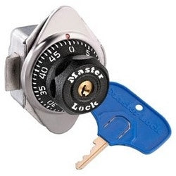 Master Lock 1656MKADA | Latch Locker Lock, 1-7/8" Width, Black, for Single Point Horizontal Latch Locker