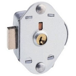 Master Lock 1710 | Locker Deadbolt, Keyed Different, Manual, 5-Pin Cylinder, 2" Width, for Lift Handle Single Point Horizontal Latch and Box Locker