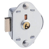 Master Lock 1710 | Locker Deadbolt, Keyed Different, Manual, 5-Pin Cylinder, 2" Width, for Lift Handle Single Point Horizontal Latch and Box Locker