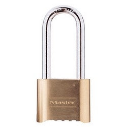 Master Lock 175LH | 2In (51Mm) Wide Resettable Combination Brass Padlock With 2-1/4In (57Mm) Shackle