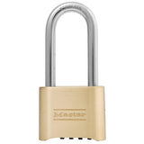 Master Lock 175LHSS | 2In (51Mm) Wide Resettable Combination Brass Padlock With 2-1/4In (57Mm) Stainless Steel Shackle