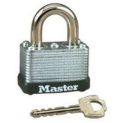 Master Lock 22 KA 280 | Padlock, Warded, Keyed Alike, 1-1/2" Width, 5/8" Shackle Clearance, Laminated Steel with 280 Key