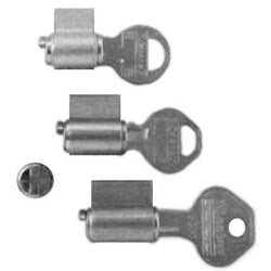 Master Lock 296W15KZ | Padlock Cylinder, Rekeyable, Zero Bitted, 5-Pin W15 Cylinder, for Proseries Lock