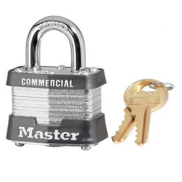 Master Lock 3 | 1-9/16In (40Mm) Wide Laminated Steel Pin Tumbler Padlock