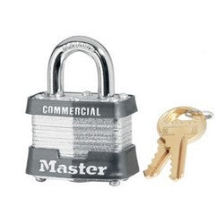 Master Lock 3 KA | 1-9/16In (40Mm) Wide Laminated Steel Pin Tumbler Padlock, Keyed Alike