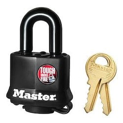 Master Lock 311 KA | Covered Laminated Steel Padlock, 1-9/16" Body, Pin Tumbler, Keyed Alike