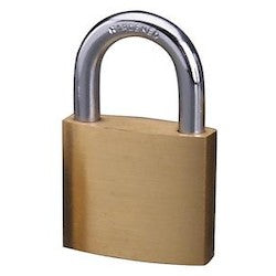Master Lock 4140 KA | Brass Padlock, 1-1/2" Body, 13/16" Shackle, 4-Pin Cylinder, Keyed Alike
