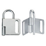 Master Lock 418 | Safety Lockout Hasp, Not Keyed, Heavy Duty, 3-1/4" Length x 2-3/8" Width, 1" Jaw Clearance, 9/32" Shackle Diameter, Steel