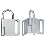 Master Lock 418 | Safety Lockout Hasp, Not Keyed, Heavy Duty, 3-1/4" Length x 2-3/8" Width, 1" Jaw Clearance, 9/32" Shackle Diameter, Steel