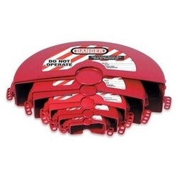 Master Lock 485 | Rotating Gate Valve Lockout Set, Red with (5) Locknut