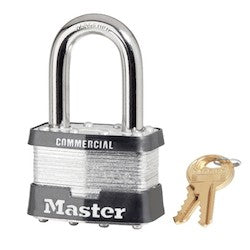 Master Lock 5KALF3807 | Laminated Steel Padlock, 2" Body, 1.5" Shackle, Keyed Alike 3807