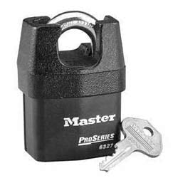 Master Lock 6327KZ KIT | High Security Padlock Kit, 2-5/8" Body, Shrouded Boron Shackle