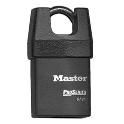 Master Lock 6721D045KZ | Pro Series Padlock, Shrouded Shackle, Schlage Keyway