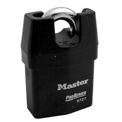Master Lock 6727D045KZ | Pro Series Padlock, Shrouded Shackle, Schlage Keyway