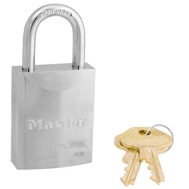 Master Lock 7030 | 1-9/16in (40mm) Wide ProSeries® Solid Steel Rekeyable Pin Tumbler Padlock