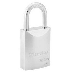 Master Lock 7041WO | Padlock, Proseries, Keyed Different, Rekeyable, Interchangeable Core, 1-3/4" Width, 1-3/16" Shackle Clearance, Solid Steel without Cylinder