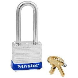 Master Lock 7LF | Laminated Steel Padlock, 1-1/8" Body, 1-1/2" Steel Shackle
