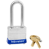 Master Lock 7LF | Laminated Steel Padlock, 1-1/8" Body, 1-1/2" Steel Shackle