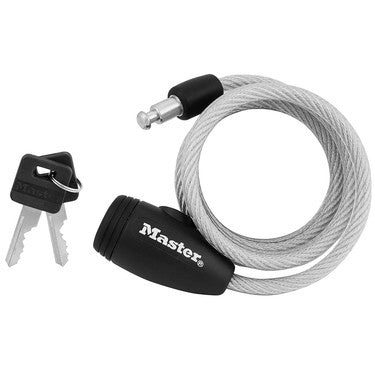 Master Lock 8109D | Cable Lock, 5/16" Diameter, 5 ft Length, Keyed Different