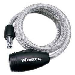 Master Lock 8109D | Cable Lock, 5/16" Diameter, 5 ft Length, Keyed Different
