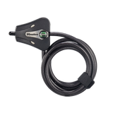 Master Lock 8418D | 6Ft (1.8M) Long X 5/16In (8Mm) Diameter Python Adjustable Locking Cable; Silver And...