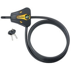 Master Lock 8419DPF | 6Ft (1.8M) Long X 5/16In (8Mm) Diameter Python Adjustable Locking Cable; Yellow And...